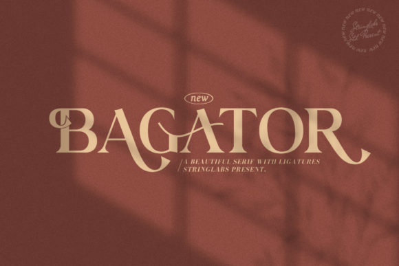 Bagator: The Serif Font for Bold Branding