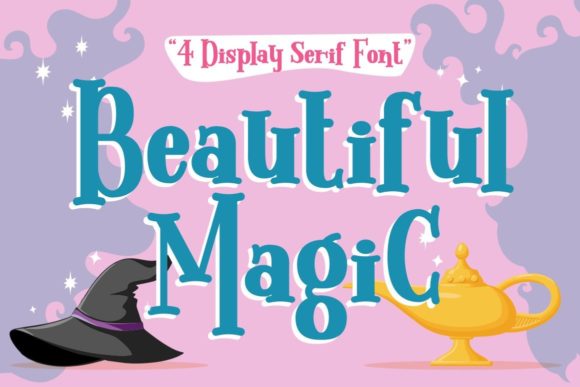 Beautiful Magic Font: A Chic Serif for Playful Brands
