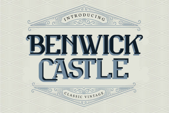 Benwick Castle Font: A Bold Serif for Branding