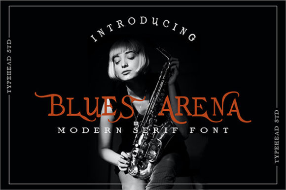 Blues Arena: A Distinct Serif Font for Modern Web Design