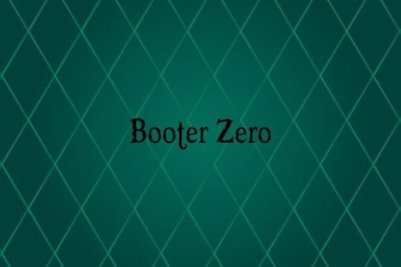 Booter Zero: A Serif Font for Bold Branding