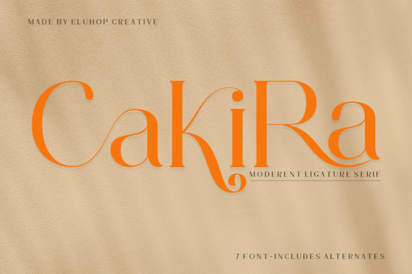Cakira Font: Elevate Your Brand Identity
