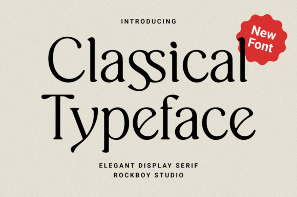 Classical Typeface: A Serif Font for Modern Campaigns