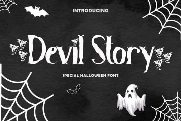 Devil Story Font: Bold Branding for Small Business
