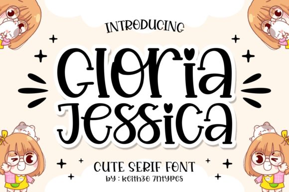 Gloria Jessica: A Playful Serif Font for Web Design
