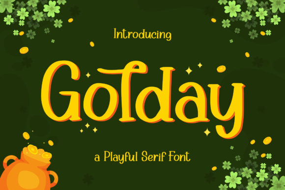 Golday: A Playful Serif Font for Editorial Design