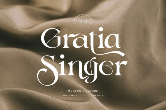 Gratia Singer: A Serif Font for Editorial Design