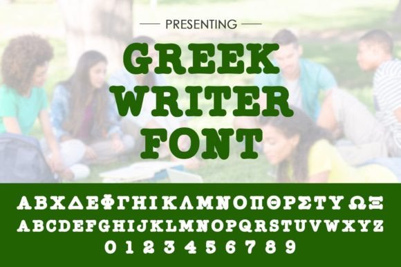 Greek Writer Font: A Serif for Strong Brand Identity