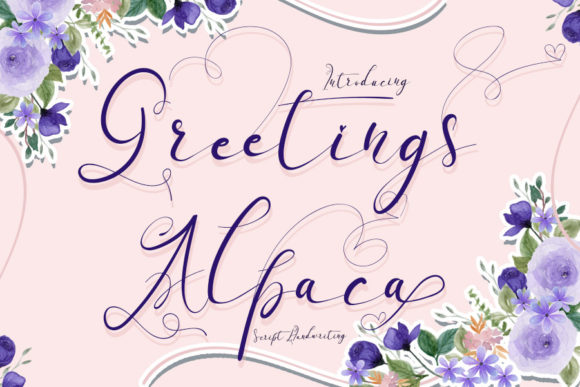 Greetings Alpaca: A Charming Serif Font for Makers