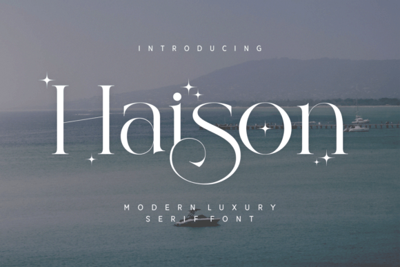 Haison: A Luxurious Serif Font for Makers