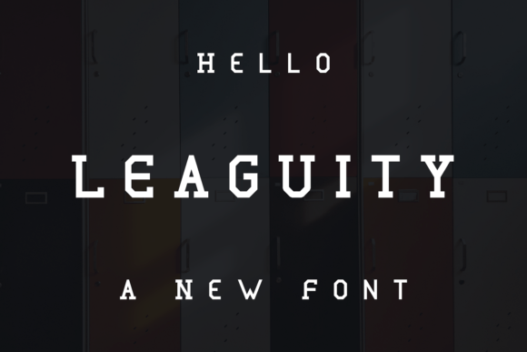 Leaguity: A Serif Font for Modern Editorial Design