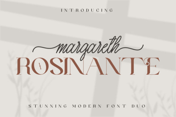 Margareth Rosinante Duo Font for Campaigns