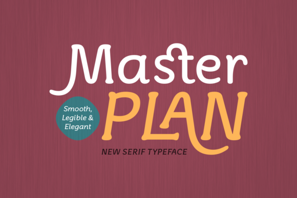 Master Plan Font: A Serif for Bold Campaigns