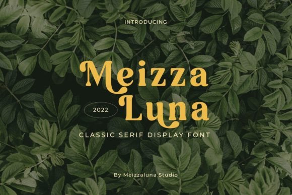 Meizzaluna: A Serif Font for Digital Elegance
