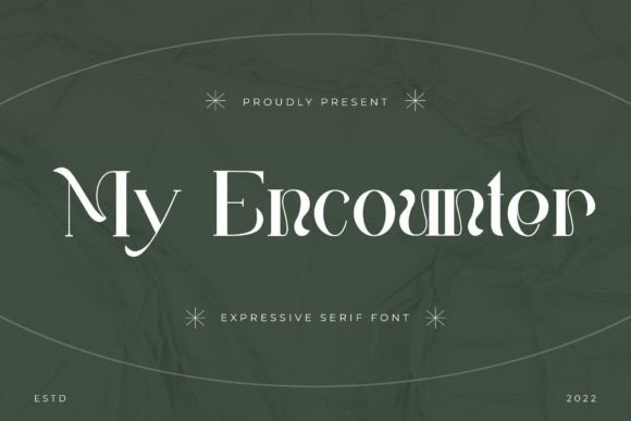 My Encounter: A Serif Font for Digital Design