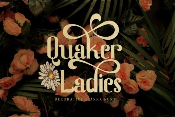 Quaker Ladies: A Unique Serif Font for Crafters