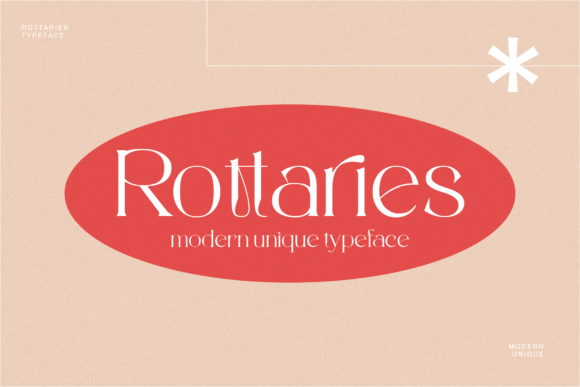 Rottaries: A Delicate Serif Font for Makers