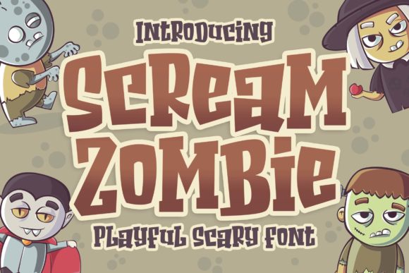 Scream Zombie Font: A Bold Typeface for Branding