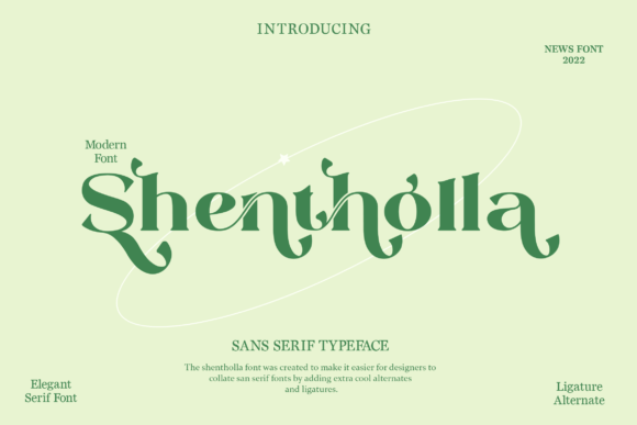 Shonthella: A Versatile Serif Font for Crafters